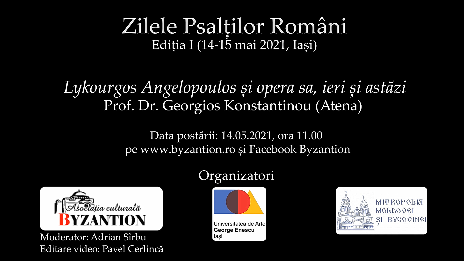 zilele psaltilor konstantinou